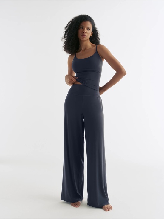Adanola Pants - NWT Adanola Wide Leg Yoga Pant Midnight Blue
